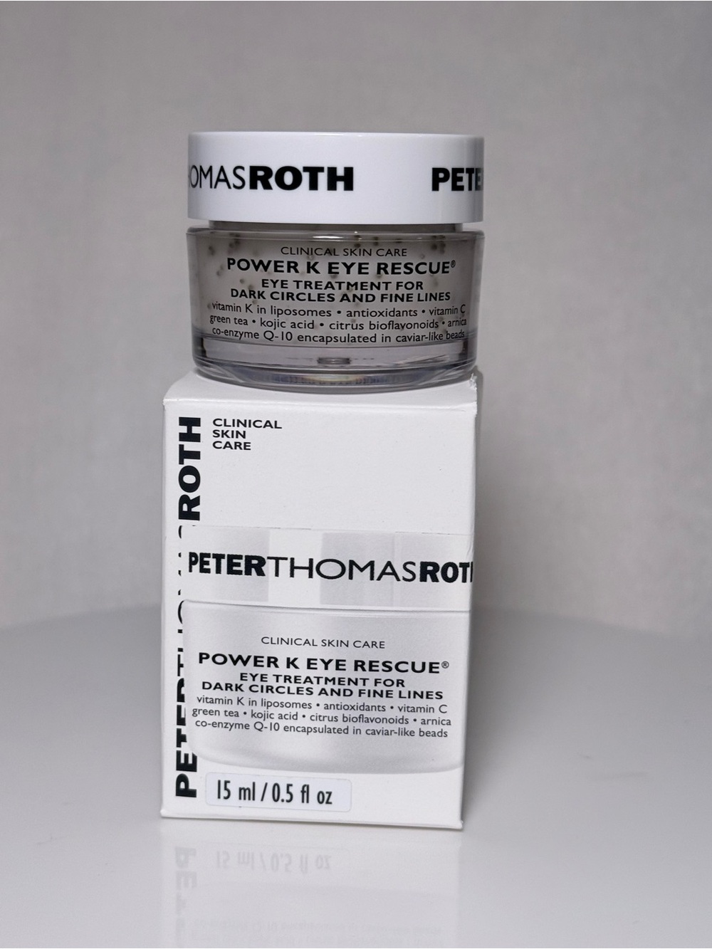 Peter Thomas Roth Power K Eye Rescue Eye Cream Dark Circles 15ml 0.5 fl oz